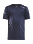 Rush SS Tee Jr Navy