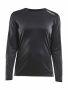Rush LS Tee W Black