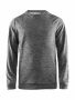 Leisure Crewneck M Dk Grey Melange