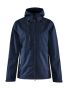 Block shell jkt W Dark Navy