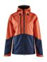 Block shell jkt W Pepper/Dark Navy