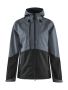 Block shell jkt W Asphalt/Black