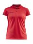 PRO Control Impact Polo W Bright Red/Black