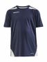 PRO Control Impact Ss Tee Jr Navy/White