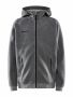 CORE Soul Full Zip Hood Jr Dk Grey Melange