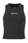 Rush 2.0 Crop Singlet W Black