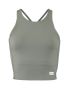 Collective Cropped Singlet W Leaf