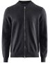 Brockton Cotton Full Zip Dark grey