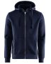 Alfie Zip Hood Navy Blue