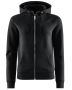 W's Alfie Zip Hood Black