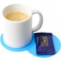 Sidekick plastic coaster Process blue