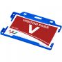 Vega plastic card holder Blue