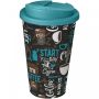 Brite-Americano® 350 ml tumbler with spill-proof lid White
