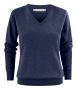 Ashland V 
Knitted Sweater Women blue melange
