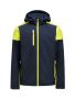 Prime 
Softshell Jacket Men Navy/Neon Yellow