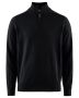 Wilton Merino Halfzip Black