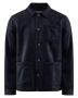 Giotto Wool Overshirt Navy Blue