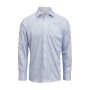 YB50 Twill Shirt Slim Fit Men sky blue/stripe