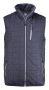 Rainier Vest Men Antracit blue melange