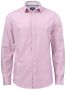 Belfair Oxford Shirt Men Burgundy/White