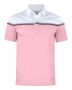 Seabeck Polo Men Pink/White