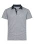 Virtue Polo Stripes Men Dark Navy