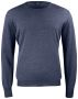 Kennewick Crewneck Men Sea Blue Melange