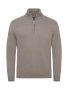 Oakville Half Zip Sweater Men Brown