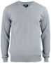 Everett V-neck Men Grey Melange
