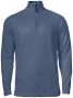 Coos Bay Half Zip Men Slate Blue Melange