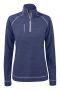Chambers Half Zip Women Denim Melange