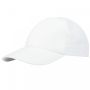 Mica 6 panel GRS recycled cool fit cap White