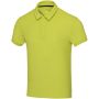 Akoya GRS recycled terry unisex polo Lime