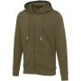 Arora men's full zip hoodie Forest Green2