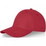 Davis 6 panel cap RED
