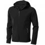 Langley men's softshell jacket Solid black