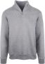 Lisboa Zip-sweater Gråmelert