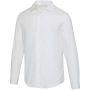 Citrine twill men's shirt White