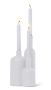 Candleholder bottle White