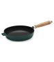 Cast Iron Frying Pan Dark Green