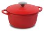 Aluminum pot 2.5 l Red