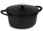 Aluminum pot 2.5 l Black