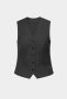 Ladies Waistcoat Paula Dark Grey
