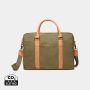 VINGA Bosler RCS recycled canvas computer bag Green