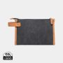 VINGA Bosler GRS recycled canvas toiletry bag Black