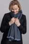 Edinburgh scarf Ocean blue/navy