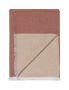 Venice throw White/rusty red