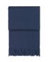 Classic throw Dark blue