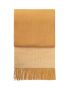 Horizon throw Yellow ocher