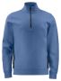2128 SWEATSHIRT, HALF ZIP Skyblue